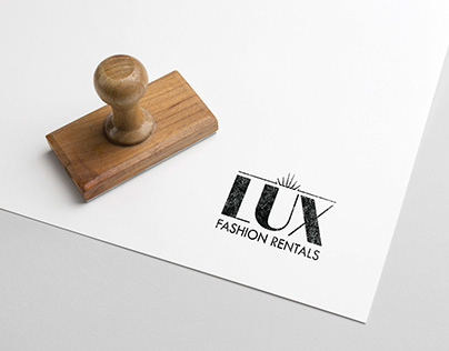Lux Fashion Rentals Logo & Brochure