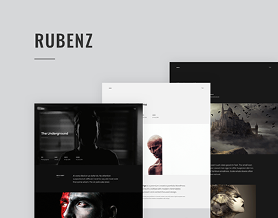 Rubenz – Creative Portfolio AJAX WordPress Theme
