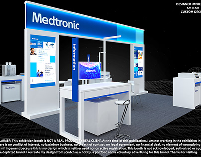 Medtronic 6x6 Exhibition Booth 1