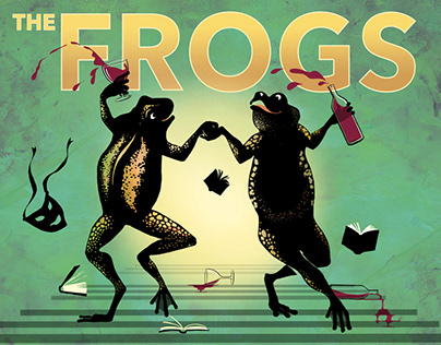The Frogs the musical, poster design