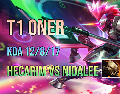 ✅ T1 Oner Hecarim Jungle vs Nidalee ● KR 11.7