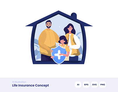 Insurance Agent Illustration Pack