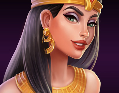 Slots game art: Legend of Cleopatra