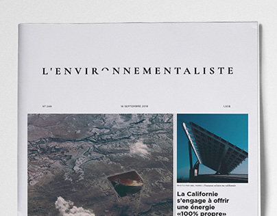 - Journal -L'environnementaliste
