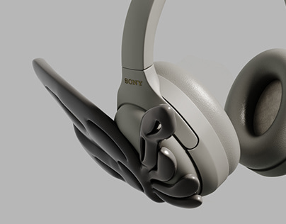 butterfly -- wing ear concept for Sony headphones