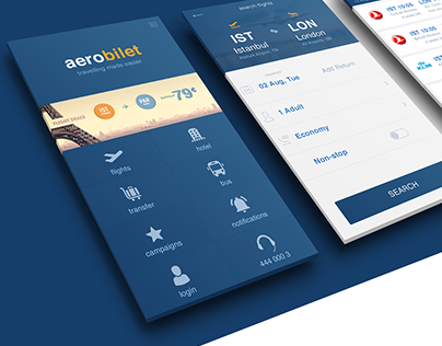aerobilet app redesign