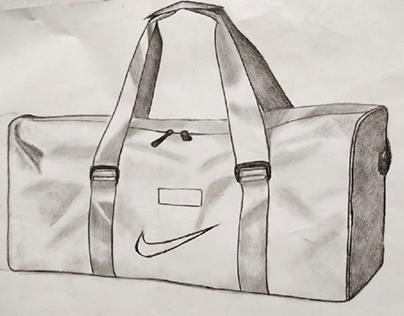 sport bag sketch