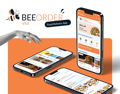 Project thumbnail - BeeOrder - Food delivery app