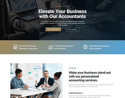 Business consultation website