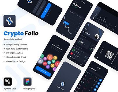 Crypto Folio App Design