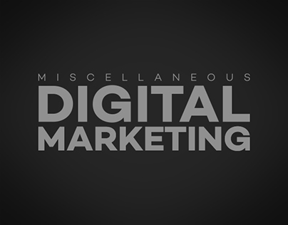 Misc. Digital Ecommerce Marketing Assets