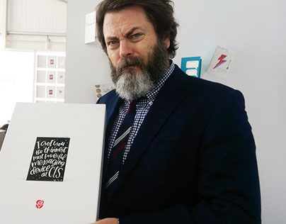 Nick Offerman Gives A "Middling" Of F*cks About Tech