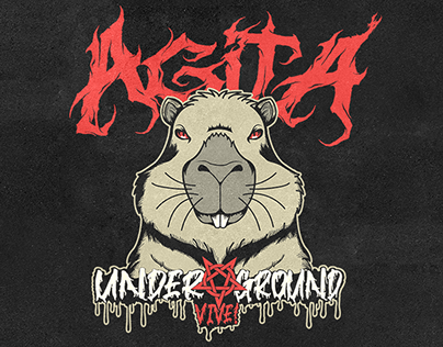 Project thumbnail - Camiseta Agita - Underground Vive!
