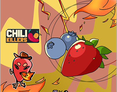 Chilli Killers Illustration post - Hazzy Estribaz