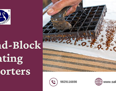 Hand block printing exporters