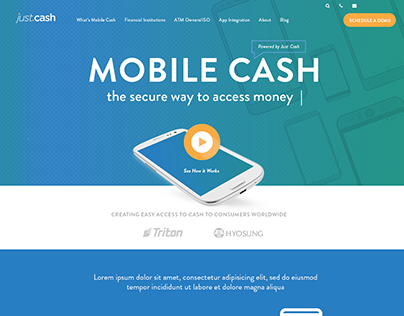 Just Cash Website