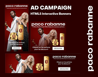 Paco Rabanne : Interactive HTML5 Banner ADS