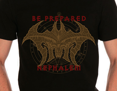 T-shirt Diablo [Be prepared Nephalem]