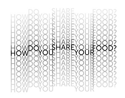 How Do You Share Your Food?