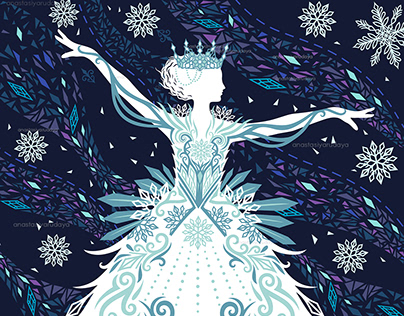 The Snow Queen illustrations for Blenheim Palace