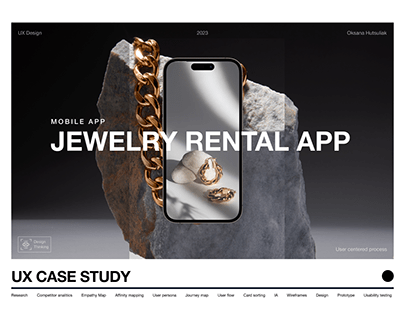 UX Case Study - Jewelry rent app