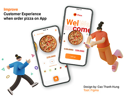 Improve customer experiences when order pizza on App