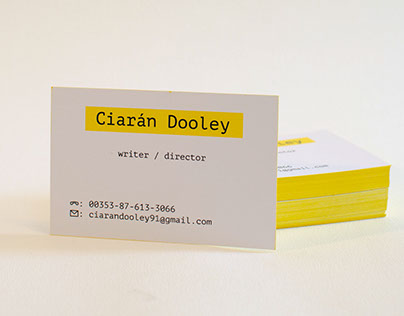 Ciarán Dooley Business Cards