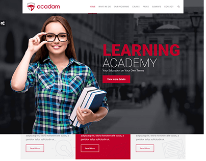 Acadam – University WordPress Theme