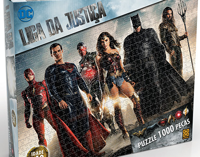 Puzzle 1000 peças Liga da Justiça