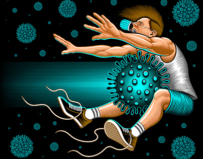Project thumbnail - Coronavirus illustration