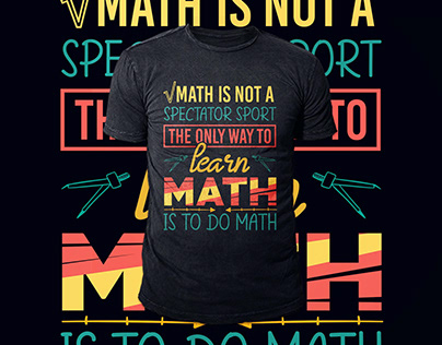 Math T-Shirt Design.
