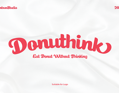 Bold Clean Script Font | Donut Catchy Font