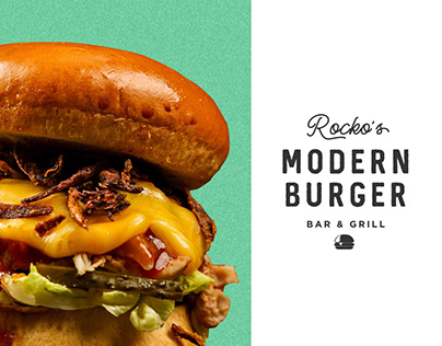 Rocko's Modern Burger Branding & Identity