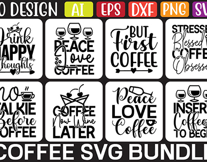 Coffee Svg Bundle
