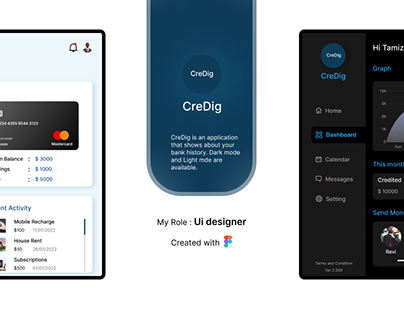 Credig | Dashboard | Bank | Ui