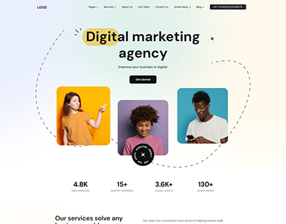 Modern Landing Page (Collection of creative)
