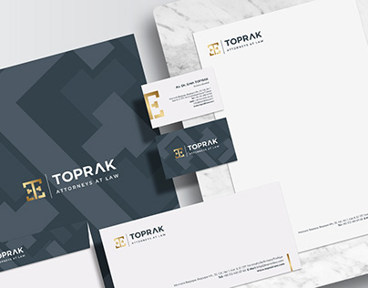 Toprak Attorneys at Law Logo and Branding Identity