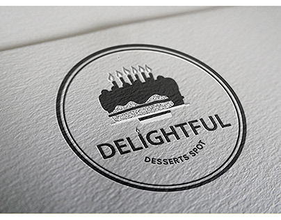 Delightful Desserts Spot Logo Design