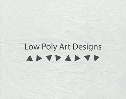Low Poly Art Designs