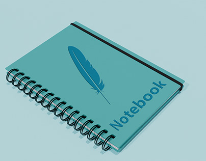 Notebook mockup for design