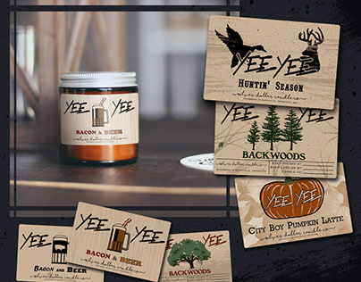 Yee Yee Candle Labels