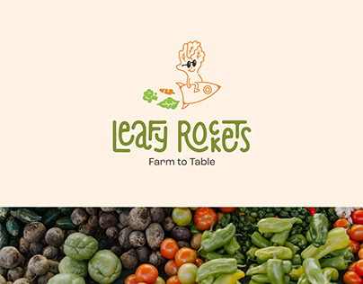 Leafy Rockets Logo Design