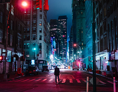 NYC by night
