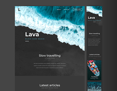 Lava (Website prototype)
