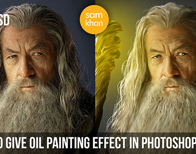 How to create Smudge Oil Painting in Photoshop