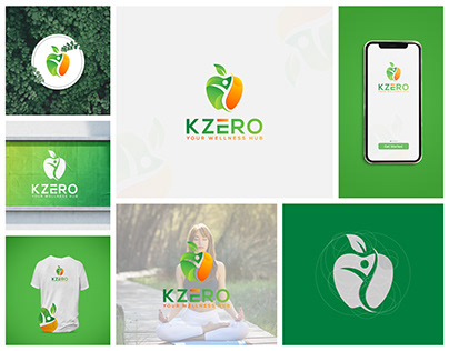 KZERO Wellness Logo & Brand Identity Design
