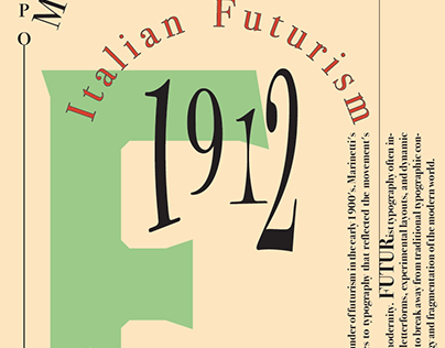 Italian Futurism; Typographic Art