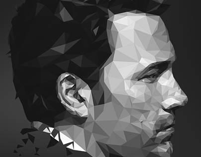 Ben Affleck - Polygonal portrait