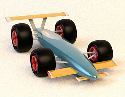 F-1 car model in alias