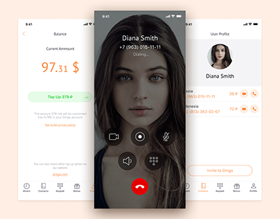 iOS Application for Voice and Video Call – Dingo